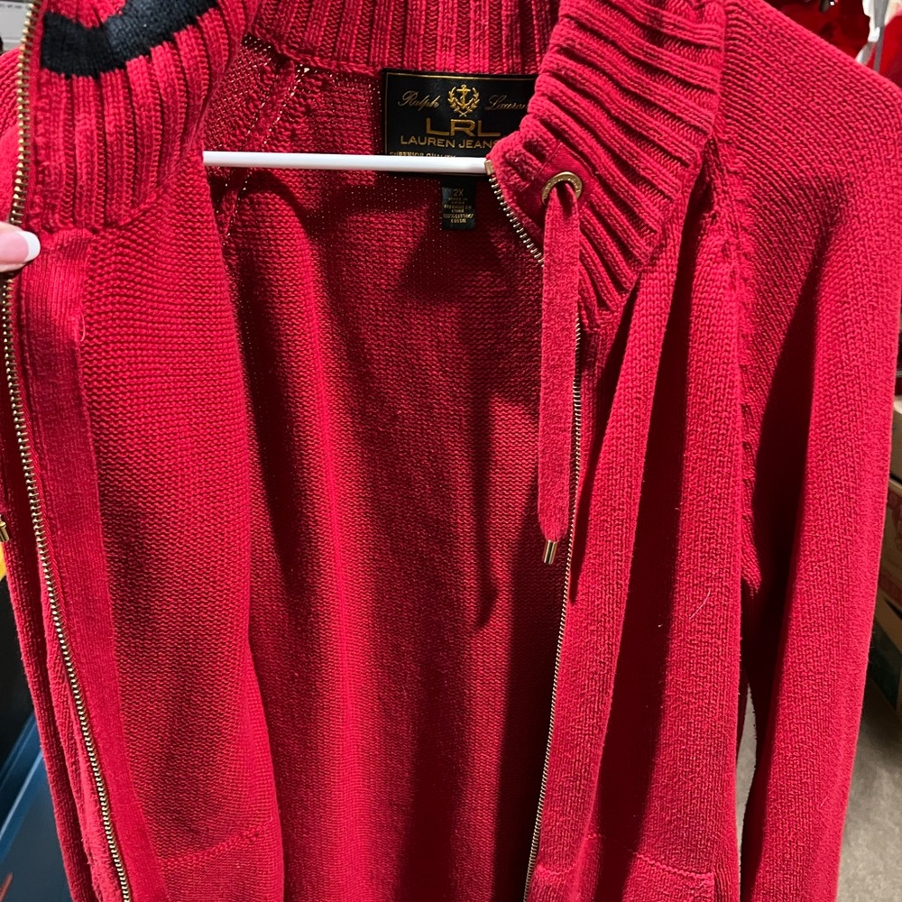 Pre-loved Ralph Lauren sweat shirts with zippers - Picture 2 of 4